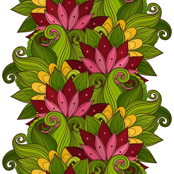 Patrón floral sin costura abstracto — Archivo Imágenes Vectoriales