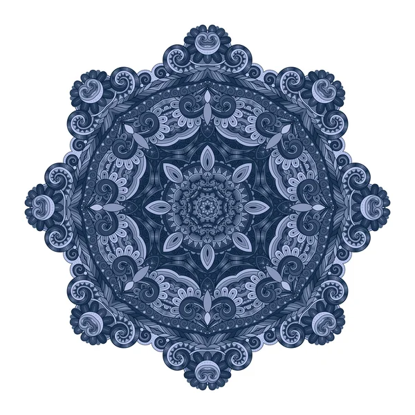 Hermosa Deco Color contorno Mandala — Vector de stock