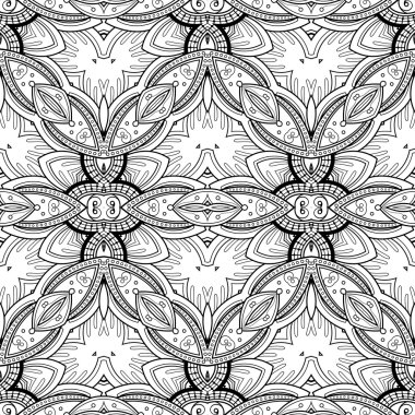 Kusursuz tek renkli süsleme deseni