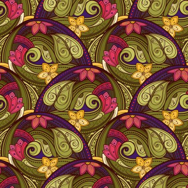 Kusursuz çiçek deseni