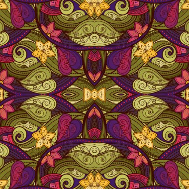 Dikişsiz soyut kabile desen