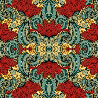 Dikişsiz soyut kabile desen