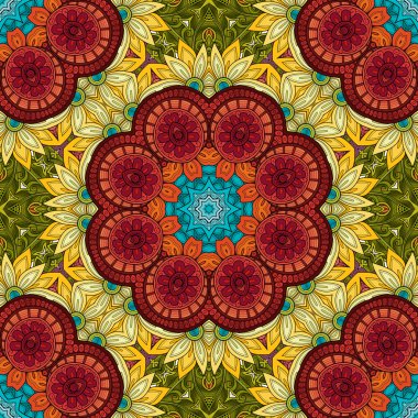 Dikişsiz soyut kabile desen