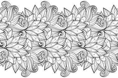 Kusursuz tek renkli çiçekli desen.