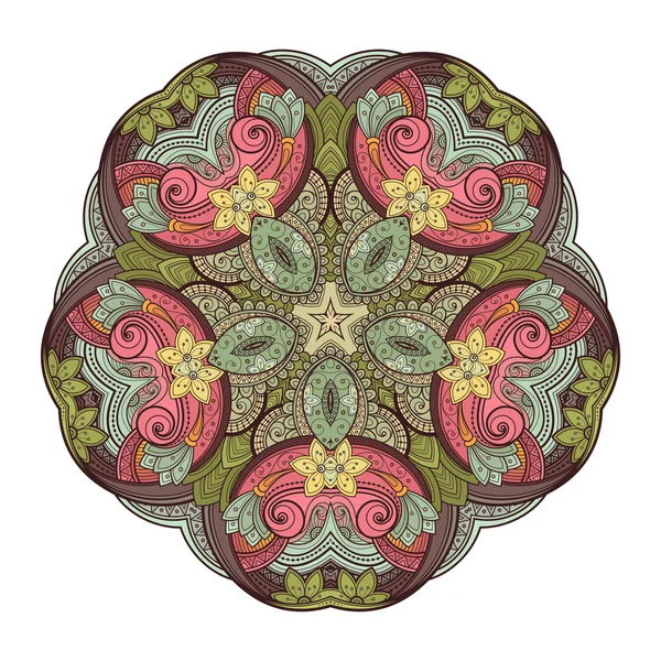 美しいアールデコ調色の輪郭の星 — ストックベクタ