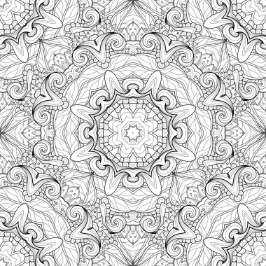 Kusursuz tek renkli süsleme deseni