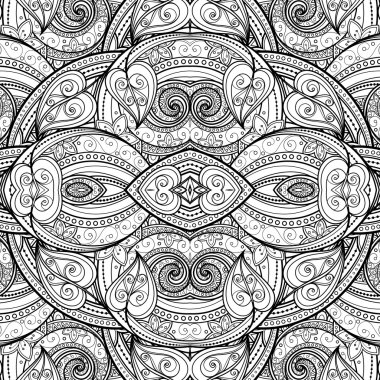 Dikişsiz soyut kabile desen