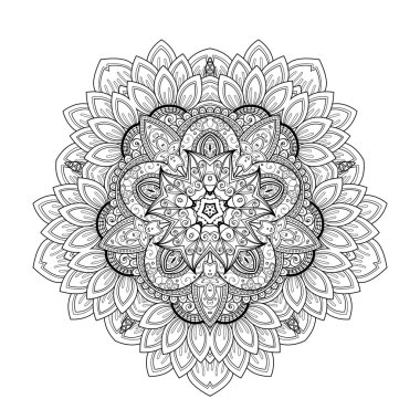 Deco tek renkli kontur yıldızı