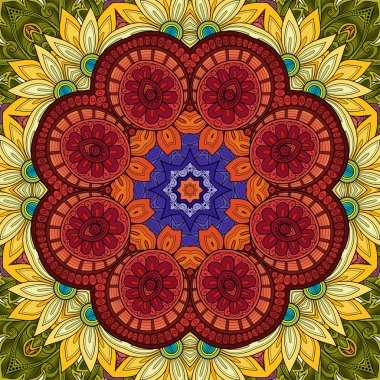 Dikişsiz soyut kabile desen