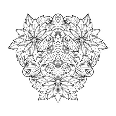 Deco tek renkli üçgen