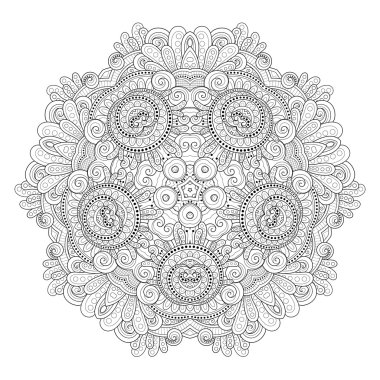 Deco tek renkli kontur yıldızı