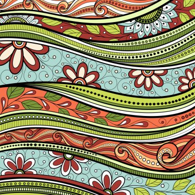 renkli çiçek arka vektör