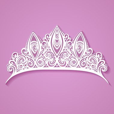 Dekoratif süslü diadem