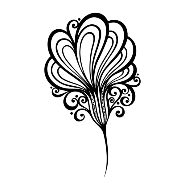 Hermosa flor decorativa (Vector ) — Archivo Imágenes Vectoriales