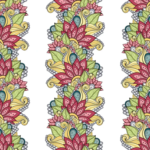 Motif floral sans couture (vecteur ) — Image vectorielle