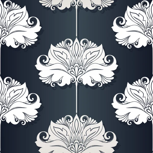 Seamless Floral Pattern (Vector) — Stock Vector