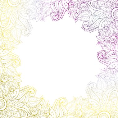 renkli çiçek arka vektör