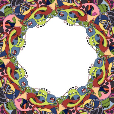 Renkli arka plan. Elle çizilmiş doku örgülü