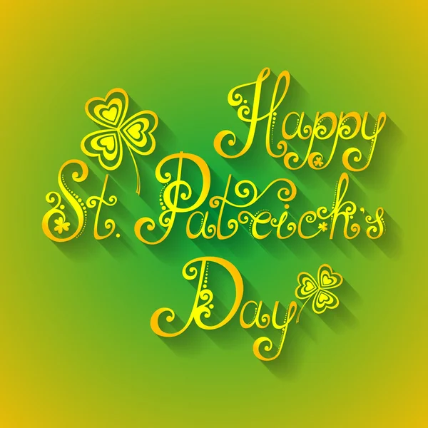 Background for St. Patrick's Day — Stock Vector