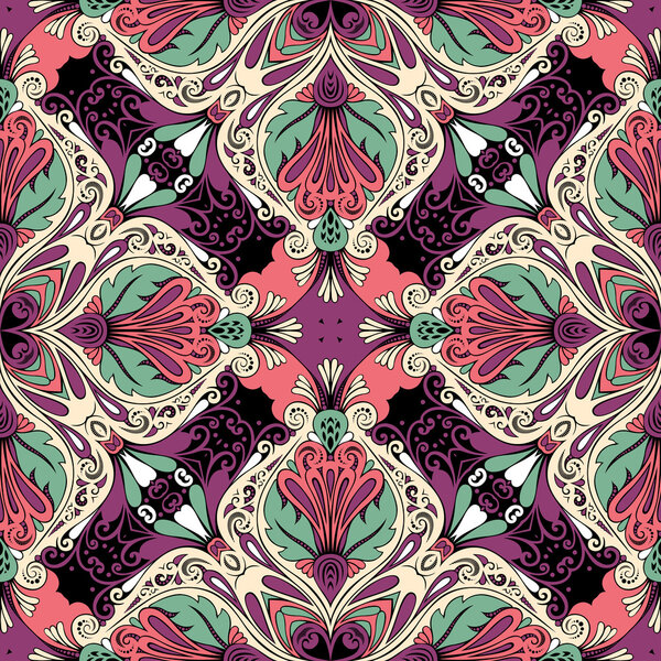 Бесшовный декоративный этнический узор
