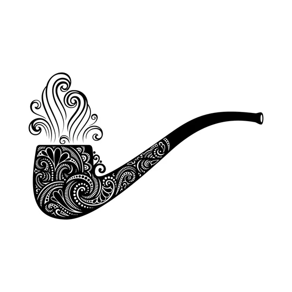 St. Patrick's Day Symbol, tobak Pipe. — Stock vektor