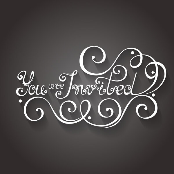 Приглашенная надпись
