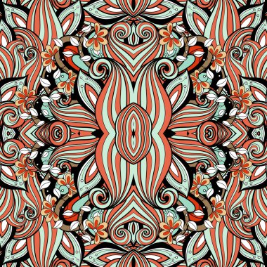 Dikişsiz soyut kabile desen