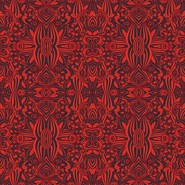 Inconsútil patrón tribal abstracto — Vector de stock