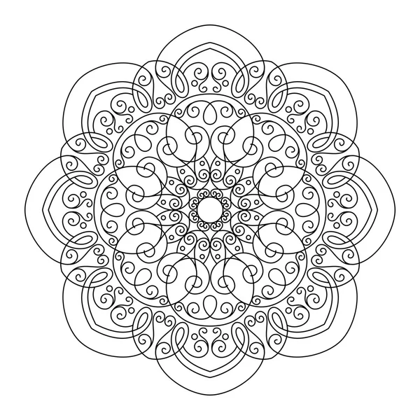 Bela mandala deco — Vetor de Stock