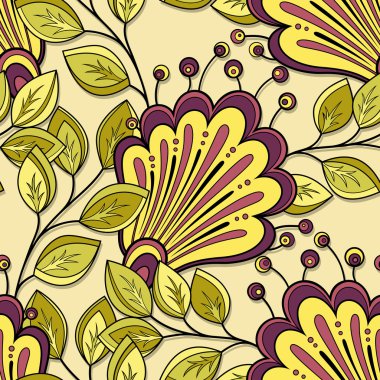 Kusursuz çiçek deseni