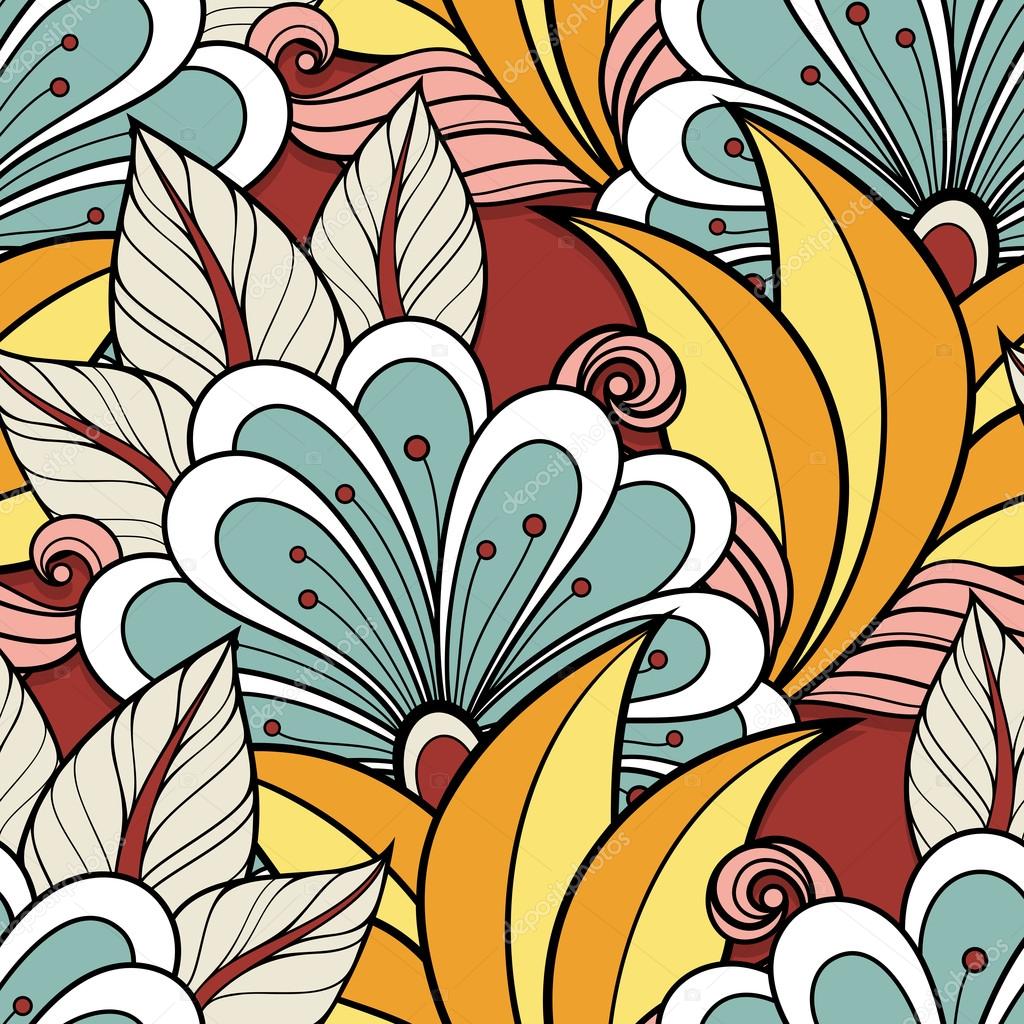 Colorful seamless Floral Pattern