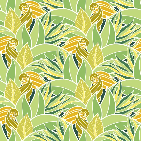 Patrón floral inconsútil colorido — Vector de stock