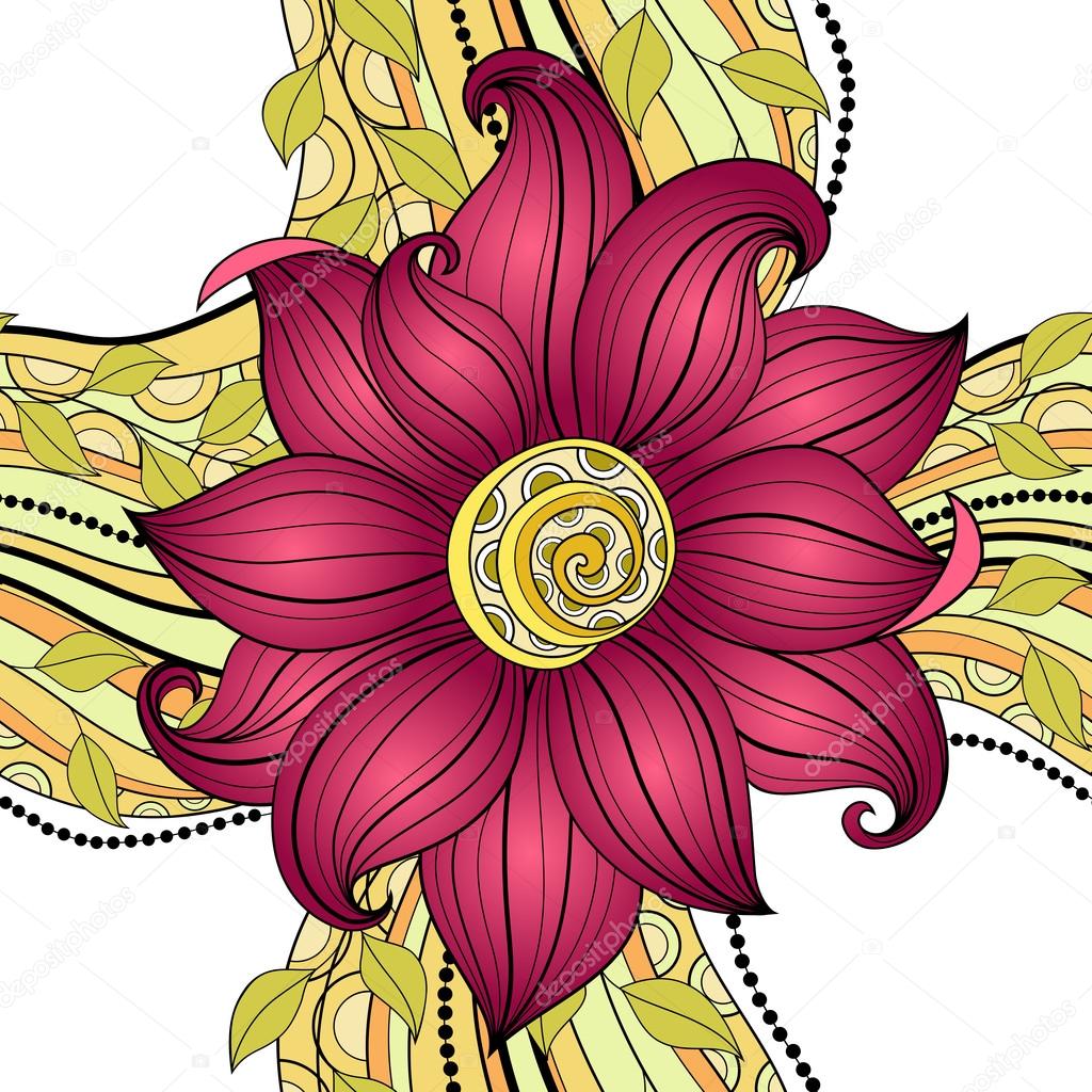Colorful seamless Floral Pattern