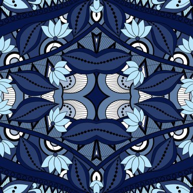 Dikişsiz soyut kabile desen