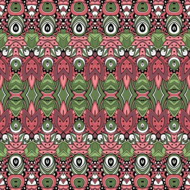 Vektör Seamless soyut Tribal modeli