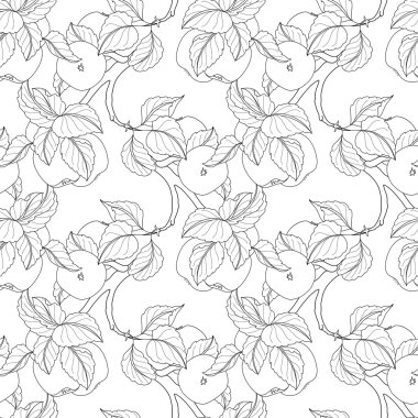 Sorunsuz tek renkli meyve deseni