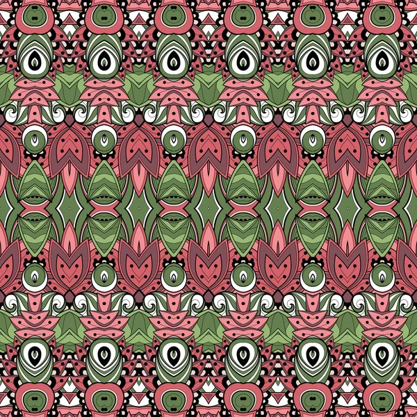 Modèle tribal abstrait sans couture vectoriel — Image vectorielle