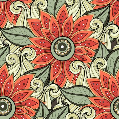 Kusursuz çiçek deseni