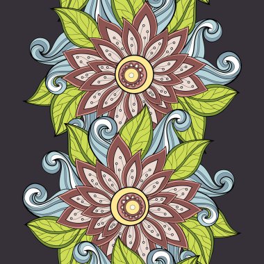 Kusursuz çiçek deseni