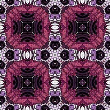 Dikişsiz soyut kabile desen