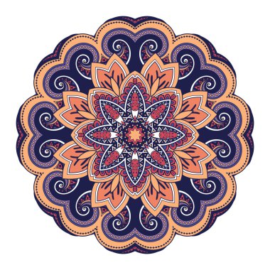 Güzel Deco Mandala renkli