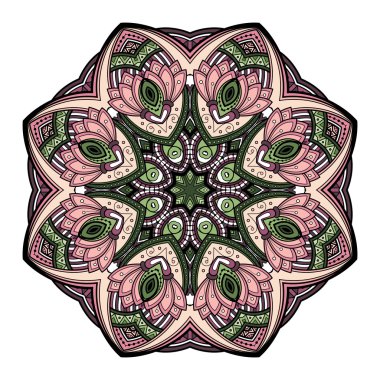 Güzel Deco Mandala renkli
