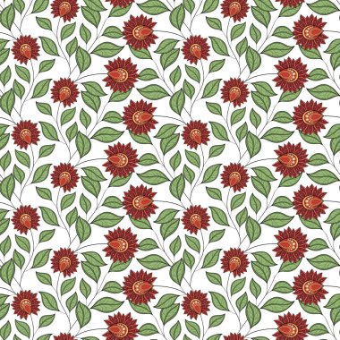 Kusursuz çiçek deseni