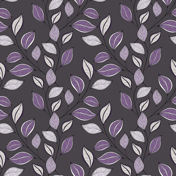 Patrón floral sin costuras — Vector de stock