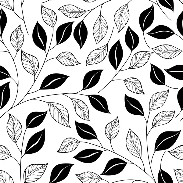 Patrón floral sin costuras — Vector de stock