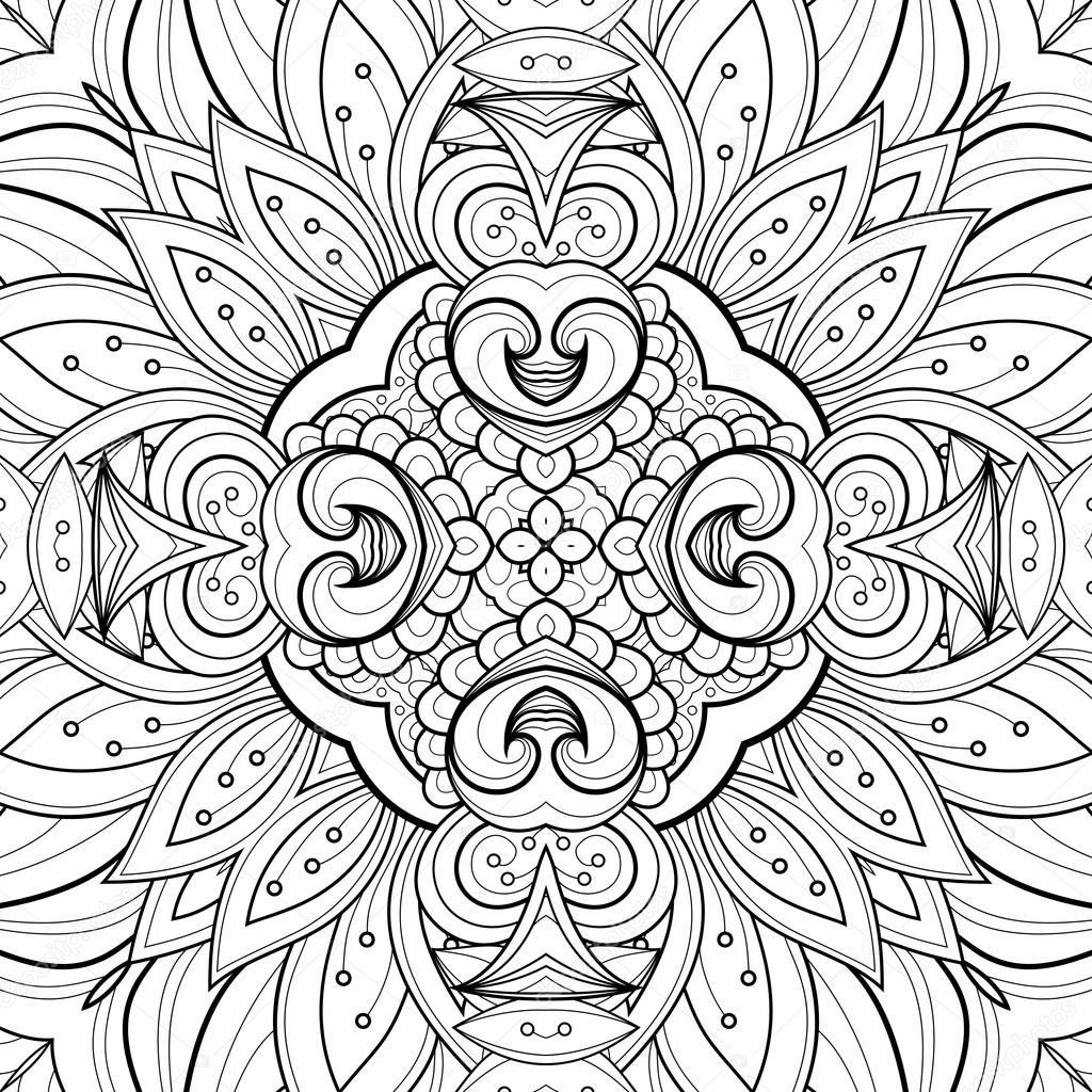 Seamless Abstract Tribal Pattern