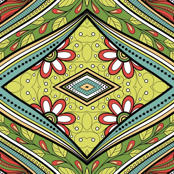 Inconsútil patrón tribal abstracto — Archivo Imágenes Vectoriales
