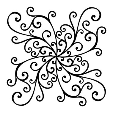 Güzel Deco siyah kare