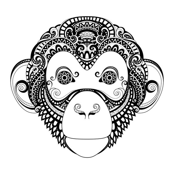 Богато обезьяны головы