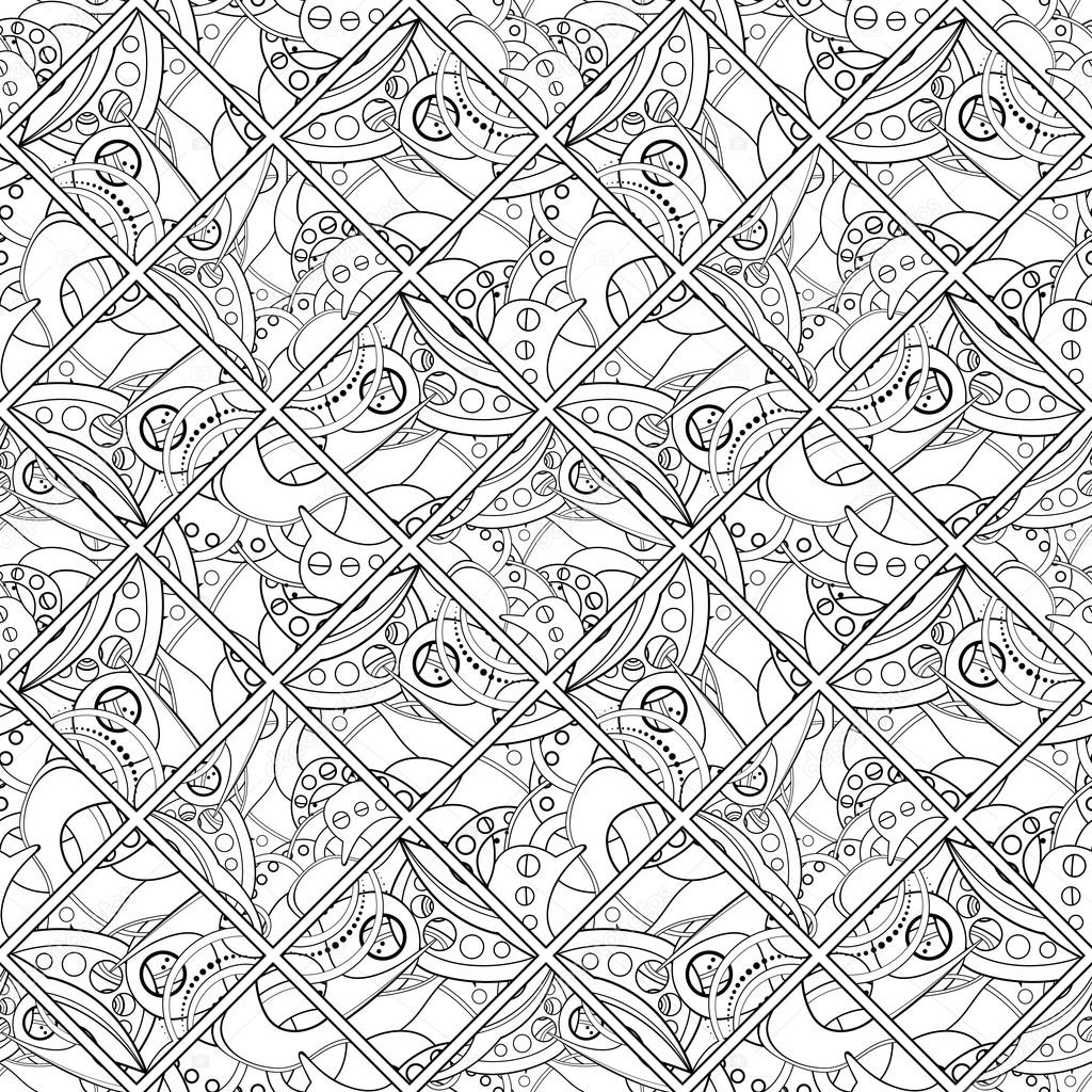 Abstract black and white Pattern